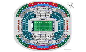 Dallas Cowboys Home Schedule 2019 Seating Chart