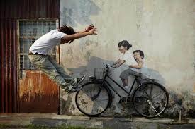 More Of Ernest Zacharevic Street Art In Inner Georgetown Penang Street Art Street Art Photography Street Artists