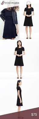 Madewell Black Gallerist Dress Knit Dress Pattern Ponte Knit Dress Madewell Dresses
