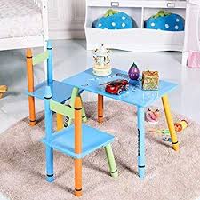 Costzon Kids Table And 2 Chairs Set Table Furniture For Toddler Activity Table Desk Sets Cra Kids Playroom Furniture Kids Table Chair Set Playroom Furniture