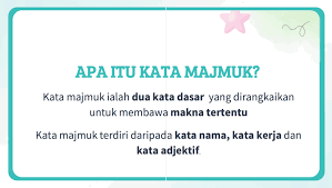 Akan ada kata penghubung yang berfungsi menghubungkan induk. Kata Kerja Majmuk Mantap