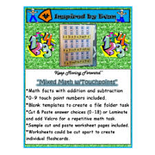 Use the free math printables in muffin tins or use them to make counting containers. Counting With Touch Points