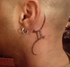 Gemini In 30 Words Google Search Gemini Tattoo Gemini Tattoo Designs Neck Tattoo