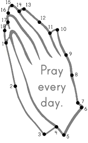 Its a format that allows children to recall and pray in their own words for five different groups of people. Hannah Prays Abcjesuslovesme