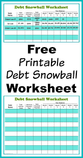 Free Printable Debt Snowball Worksheet Pay Down Your Debt Budgeting Money Debt Snowball Worksheet Debt Repayment
