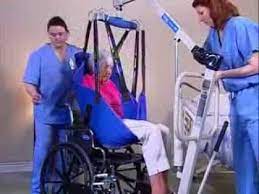 Watch how one person can use a hoyer lift at home. Hydraulic Lifts Wheelchair To Bed Youtube