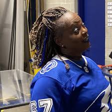 Tampa Bay Lightning National Anthem Singer Sonya Bryson On Life With MS and  Her Glitter Blue Lipstick