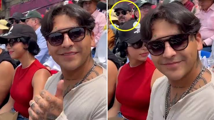 Nodal y Ángela Aguilar reaparecen en el Zócalo tras polémica por cumpleaños  de Inti | Univision Famosos | Univision