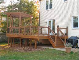 Home glow home repairs llc provides professional, personalized home repair services including deck refurbishing, sheetrock repair, siding repair, remodeling…. Pressure Treated Timbertech Builder S Rail Deckorators Custom Deck Hillsborough Somerset County Nj New Jersey