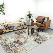 patchwork vloerkleed famous blauw volero vloerkleed vloerkleed geel vloerkleed woonkamer