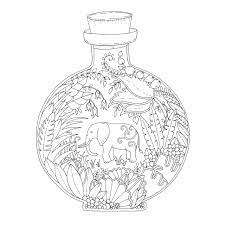 A unique collection of coloring pages written by doomo and published by unknown online. Magical Jungle An Inky Expedition Colouring Book Basford Johanna Amazon De Bucher