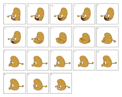 Sal Spudder Spit Attack Animation Frames - Cuphead Art Gallery