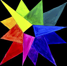 The Color Wheel Star Shaped Color Wheel Art Projects Color Wheel Art Color Wheel Projects