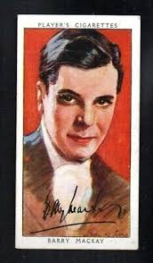 BARRY MACKAY 1934-1938 john player CIGARETTES MOVIE FILM STARS #27 NO  CREASES
