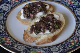 Burrata And Olive Tapenade Crostini Recipe Recipes Food 52 Tapenade Recipe