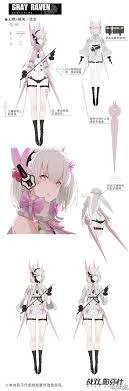 战双帕弥什超美构造体丽芙流光原画展示 40407游戏网 character design anime character design character art