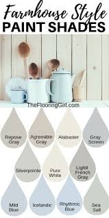 These are the most popular chalk paint ideas for a fresh country look. Farmhouse Style Paint Colors And Decor Paint Colors For Home Farmhouse Paint Colors Farmhouse Paint