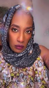 Salt and Pepper Braids for Older Black Women