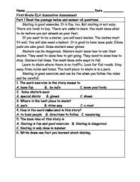 It's important for teachers to ensure students also understand what they're reading, so they use reading comprehension tests and. First Grade End Of Year Reading Assessment Worksheets Tpt