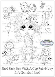 Download them for free in ai or eps format. New Besties Of Happiness Tm Instant Dowmload Digital Digi Stamps Coloring Page Big Eye Big Head Dolls Digi By Sherri Baldy Start Each Day With A Cup Full Of Joy And A