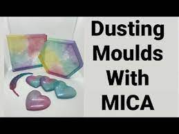 243 How To Dust Moulds With Mica Powder Youtube Mica Powder Resin Design Mica