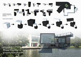 Design Architecture Portfolio Shape Grammar Project 2 Shape Grammar Of Taylor S Shapes Grammar Architecture
