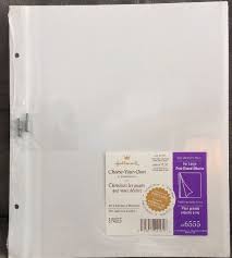 Hallmark Ar6555 Photo Album Large Post Bound Refill Self Adhesive 8 Pages New Crafts Scrapbooking Pape Electronic Scrapbooking White Scrapbook Photo Album