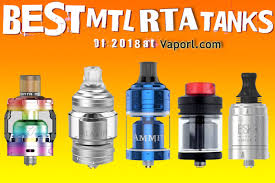In this video, we go over our top rta tanks 2020 list. 2018 Best Mtl Mouth To Lung Rta Tanks List