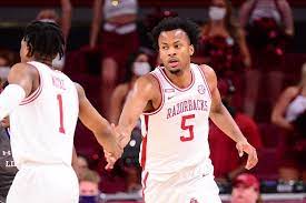 Moody was named the sec freshman of the year after averaging 16.8 points, 5.8 rebounds, 1.6 assists and one steal in 32 games with the razorbacks. Moses Moody Named Sec Freshman Of The Year