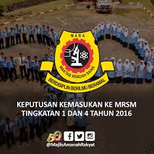 Semakan keputusan rayuan mrsm 2021. Majlis Amanah Rakyat Keputusan Kemasukan Ke Mrsm Bagi Tingkatan 1 Dan 4 Tahun 2016 Boleh Disemak Mulai 4 2 2016 Tarikh Bagi Pendaftaran Pelajar Baru Adalah Pada 15 2 2016 Kecuali Mrsm Kuala Krai Pada