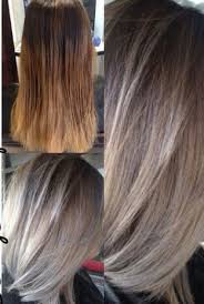 Asian hair naturally has hints of red, which causes a rusty hue on bleached or colored hair. Brown To Ash Blonde Ombre Ombre Hair Blonde Ash Blonde Ombre Hair Hair Styles