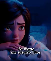Se fuerte me susurrò Dios ristiano