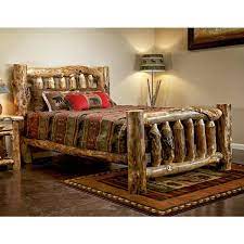 Amazon's choice for aspen bedding. Rustic Aspen Log Bed