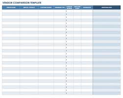 13 Free Vendor Templates | Smartsheet