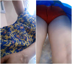 老师旗袍里的大红内内- 趣抄底