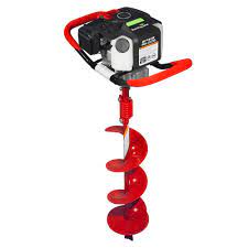 Earthquake E43 With 8 In Earth Auger Combo 22777 The Home Depot Auger Augers Digging Tools