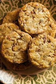 Savory Pecan Cookies Recipe Recipe Pecan Cookie Recipes Savory Snacks Pecan Cookies