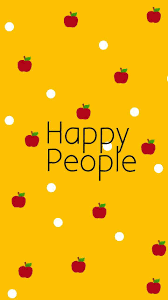  Happy People Bahagia Warna Kuning