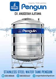 Tbsk 1500 kapasitas 1500 liter. Tandon Air Penguin Solusi Pintar Menampung Air Cv Anugerah Ajitama