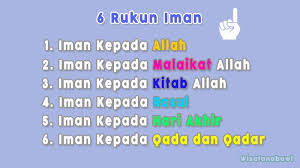 Apa Saja Rukun Iman Itu