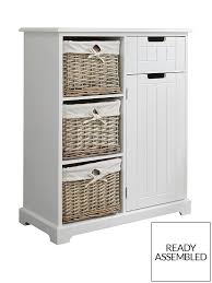 Check out our bathroom storage selection for the very best in unique or custom, handmade pieces from our home & living shops. Lloyd Pascal Burford Ready Assembled Painted Side By Side Bathroom Storage Unit White Very Co Uk