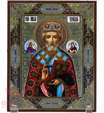 Άγιος νικόλαος — святой николай; Wooden Icon Of Saint Nicholas Ikona Svyatoj Nikolaj Chudotvorec 5 1 X 6 2 Ebay