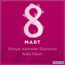 8 Mart Dunya Kadinlar Gunu Kutlu Olsun Martini