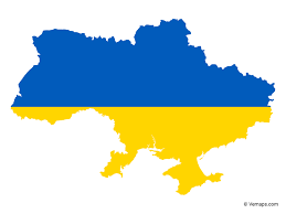 This flag was officially adopted as the national flag of ukraine by the supreme council (the verkhovna rada, the ukrainian legislature) in 1992. Flag Map Of Ukraine Free Vector Maps