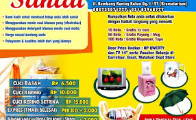 Seperti contoh gambar brosur flayer diatas. Inspirasi 22 Contoh Brosur Laundry Cute766