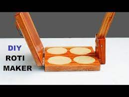 How To Make Wooden Roti Maker At Home Fast Roti Machine Save Energy And Time Youtube Wooden Home Decor Kitchen Save Energy