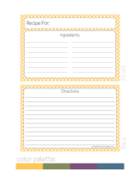 Christina Williams Diy Projects Printable Recipe Cards Recipe Cards Template Food Printables