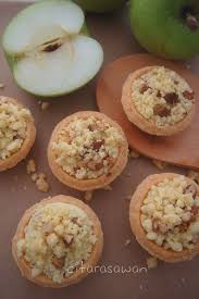 Apple Crumble Cheese Tart Recipes Resep Makanan Tar Dan Makanan Penutup Mini