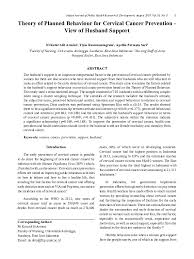 3,914 likes · 7 talking about this · 1 was here. Pdf Theory Of Planned Behaviour For Cervical Cancer Prevention View Of Husband Support Eka Misbahatul M Has Academia Edu