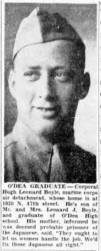 Corp Hugh Leonard Boyle (1915-1941)
